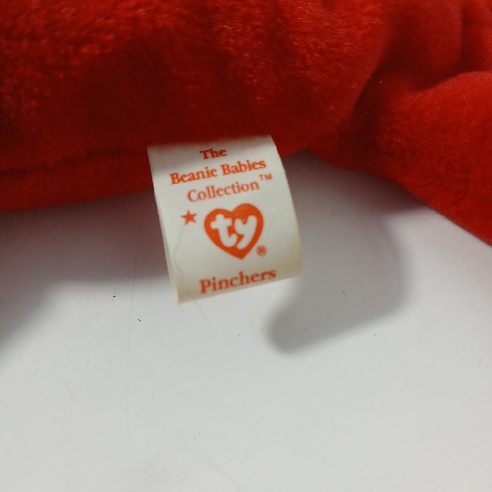 TY BEANIE BABY PINCHERS LOBSTER 1993 Tag Errors - Picture 2 of 8
